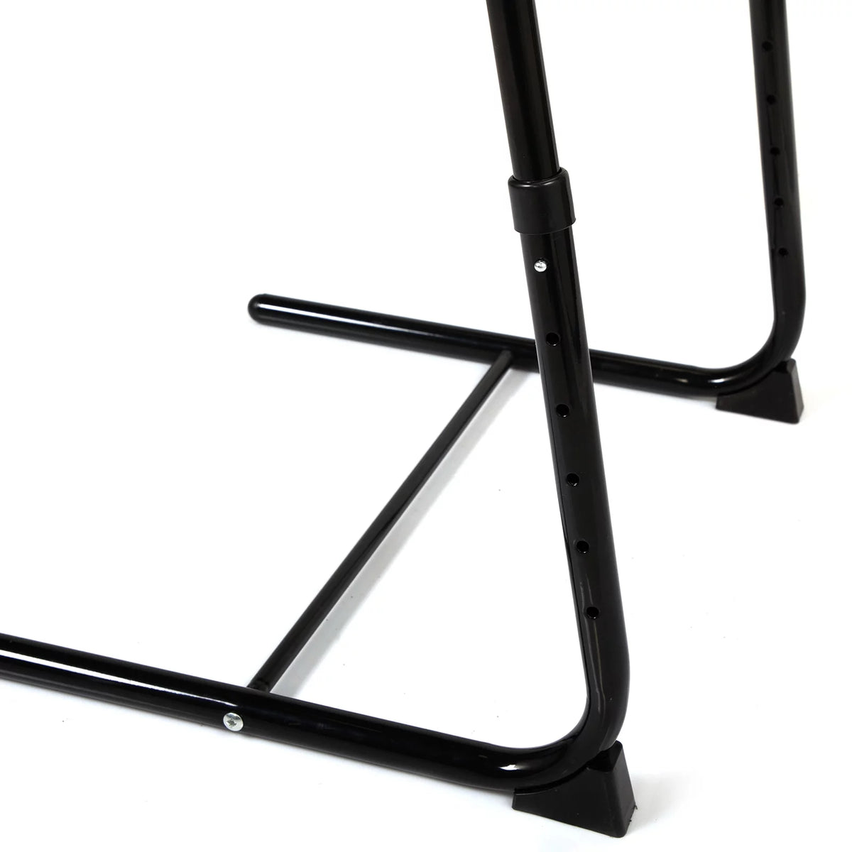 Set of 2 Black Adjustable Computer Table O64535