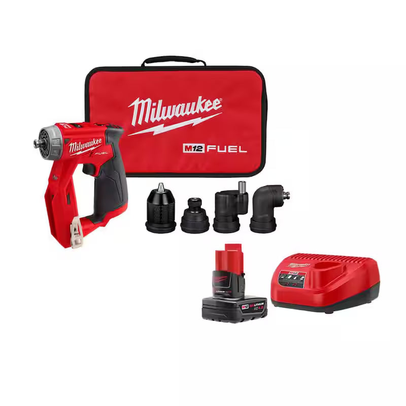 12V Lithium-Ion 3/8 in. Drill Driver with 4.0 Ah Starter Kit U731