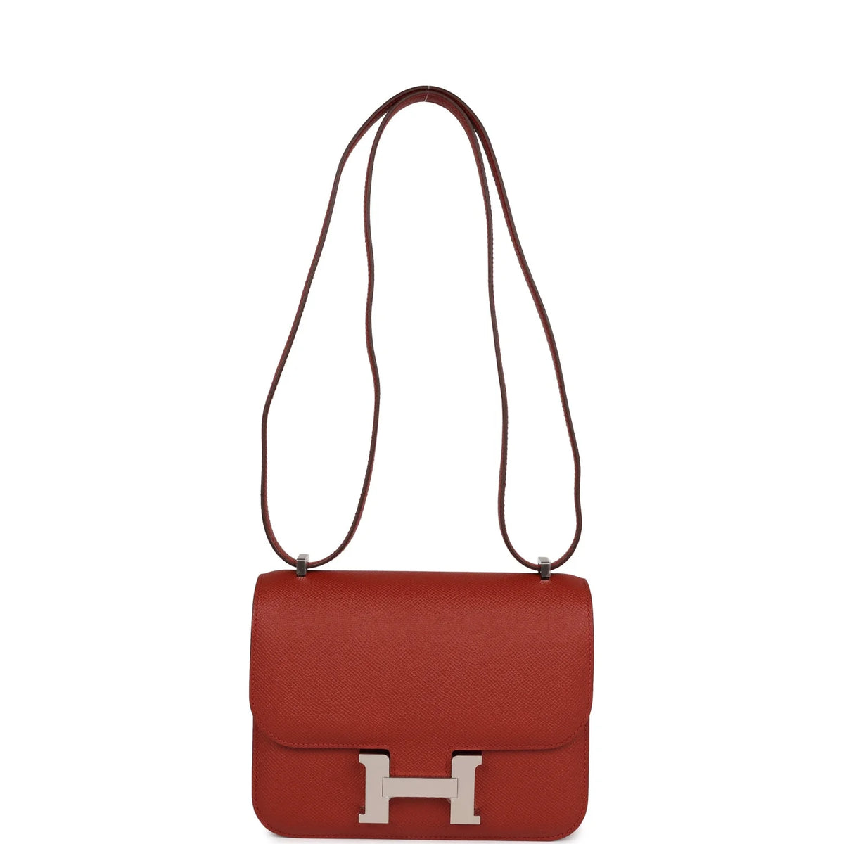 Rouge Venetian Epsom Leather Handbag B903
