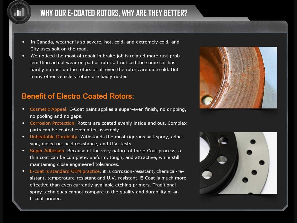 Rear Slotted Brake Rotors Pads for Infiniti G37 P93446