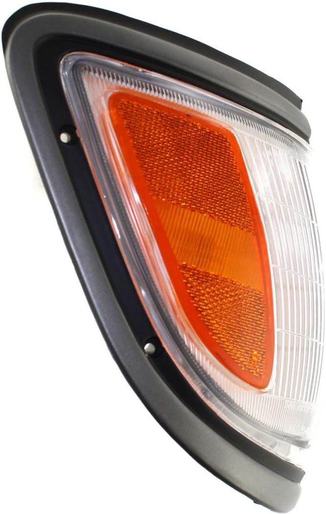 Parking Signal Marker Light Assembly Passenger Side Black Pack of 2 F862495