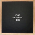 Ebony Magnetic Letter Board N90018