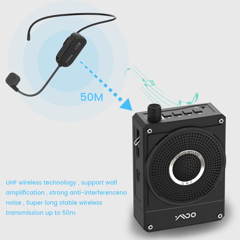 Voice Amplifier with Wireless Microphone Headset I45573