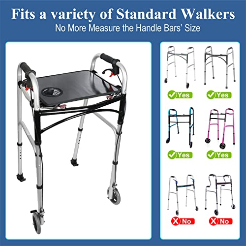 Black Walker Tray with Mesh Pockets and Cup Holder L288