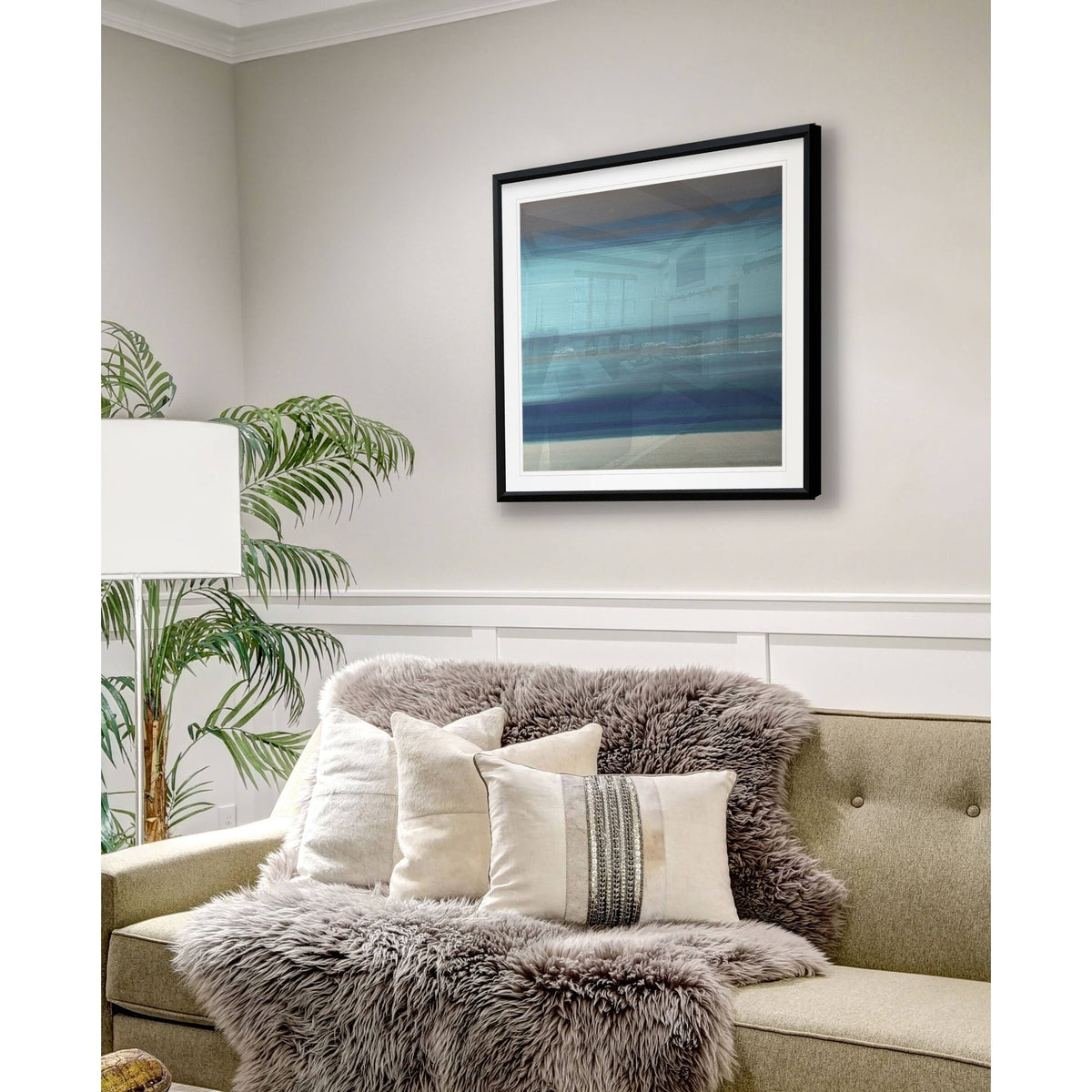 Framed Giclee Print 28x28 M9529