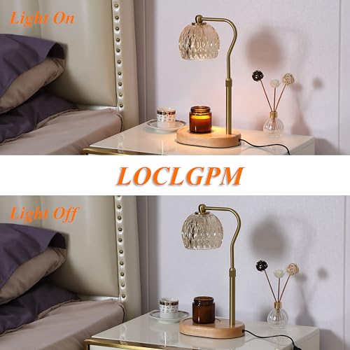 White Candle Warmer Lamp with 2 Bulbs R82614