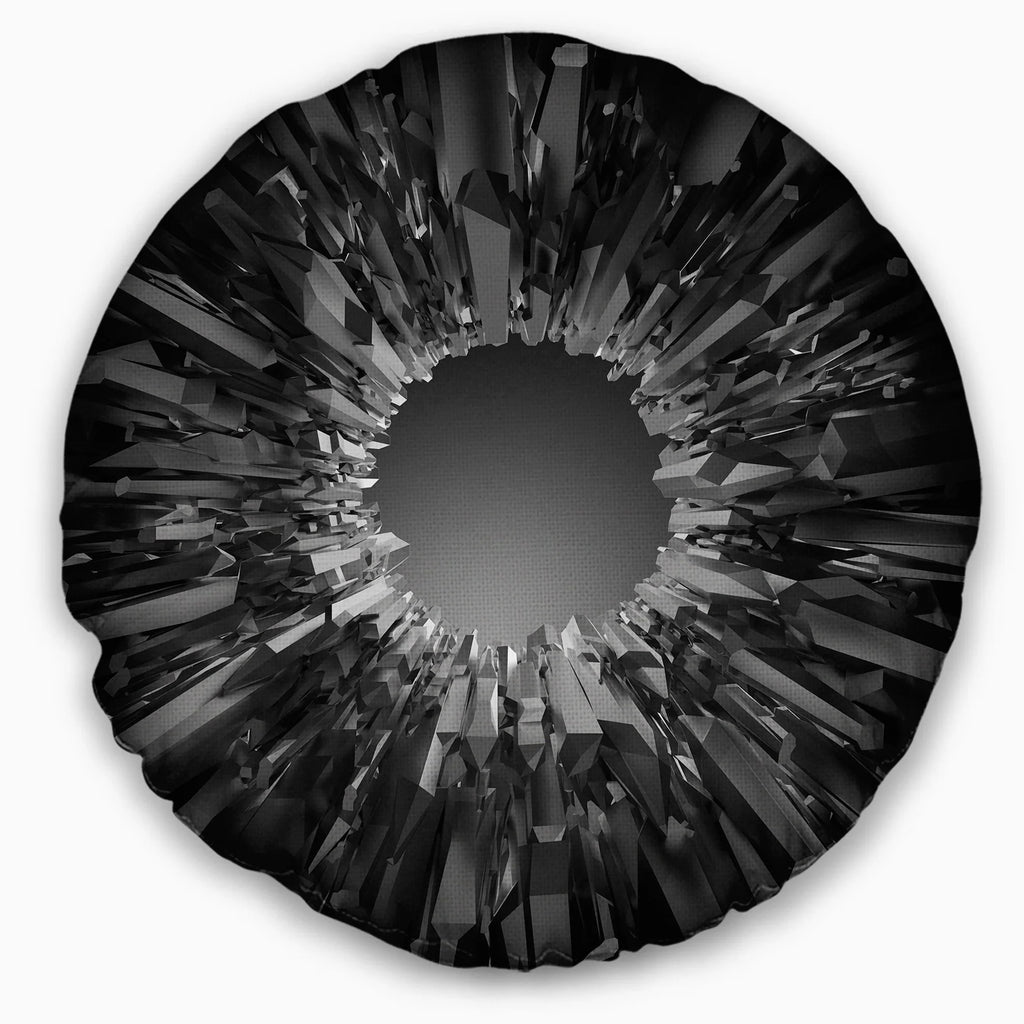 Abstract Throw Pillow 18 in. x 18 in. Q33475