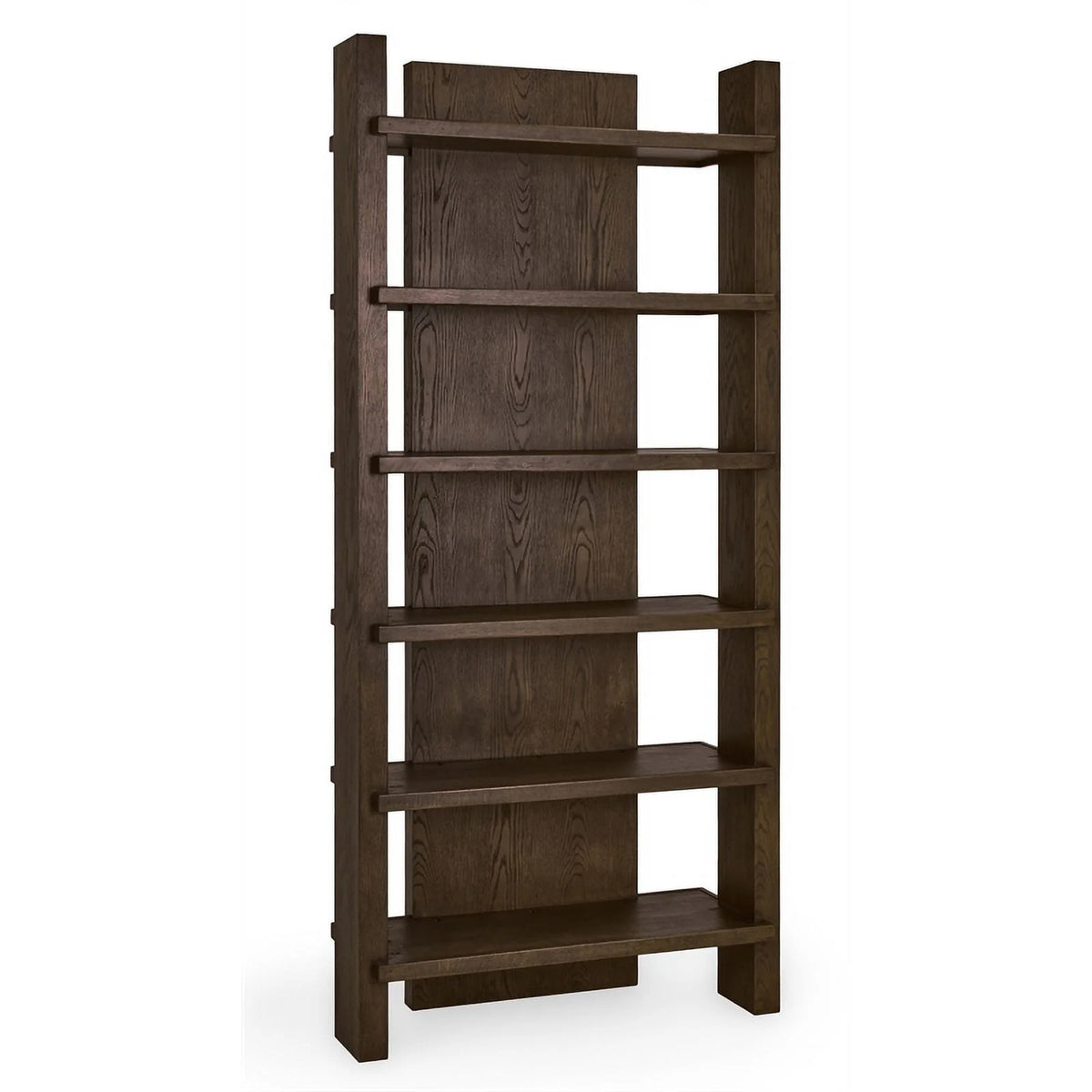 6 Shelf Tall Wood Bookcase W3469