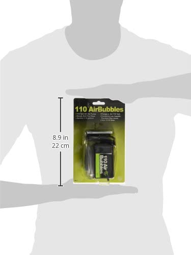 Air Bubbles Pump with Tubing & Air Stone for Live Bait, 110 Volts, 5-10 Gallon G54564