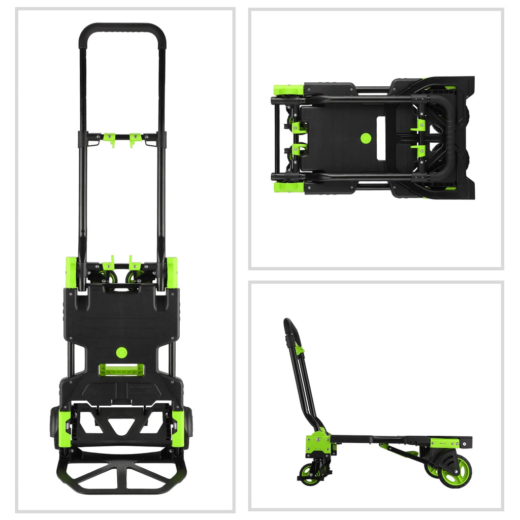 330 lb Folding Hand Truck with Retractable Handle I63487