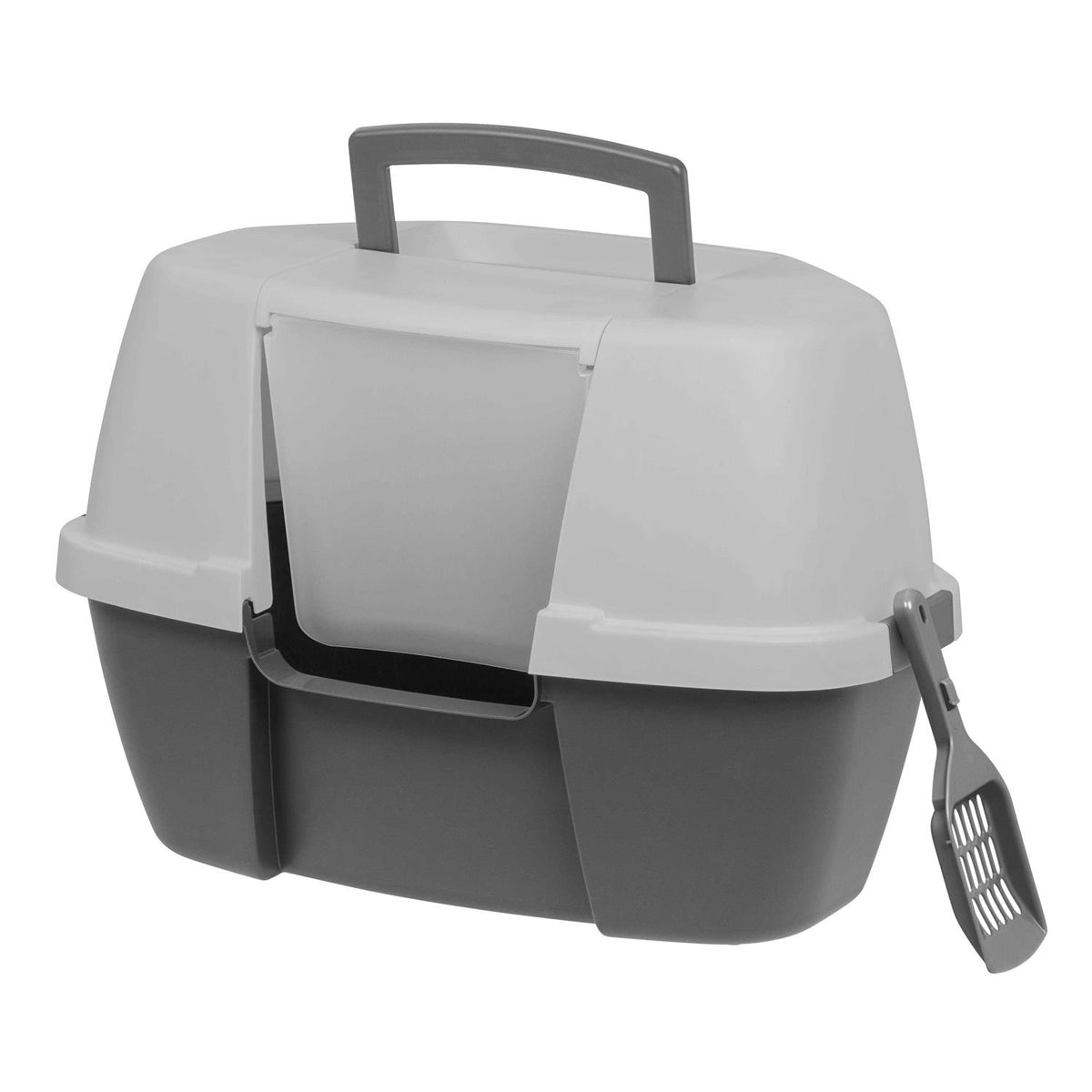 Hooded Cat Litter Box with Scoop O505279