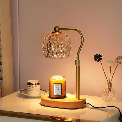 White Candle Warmer Lamp with 2 Bulbs R82614