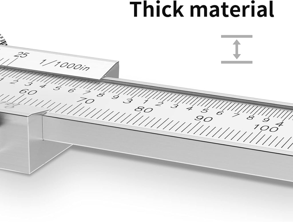 Stainless Steel Precision Vernier Caliper with Fine Adjustment R248