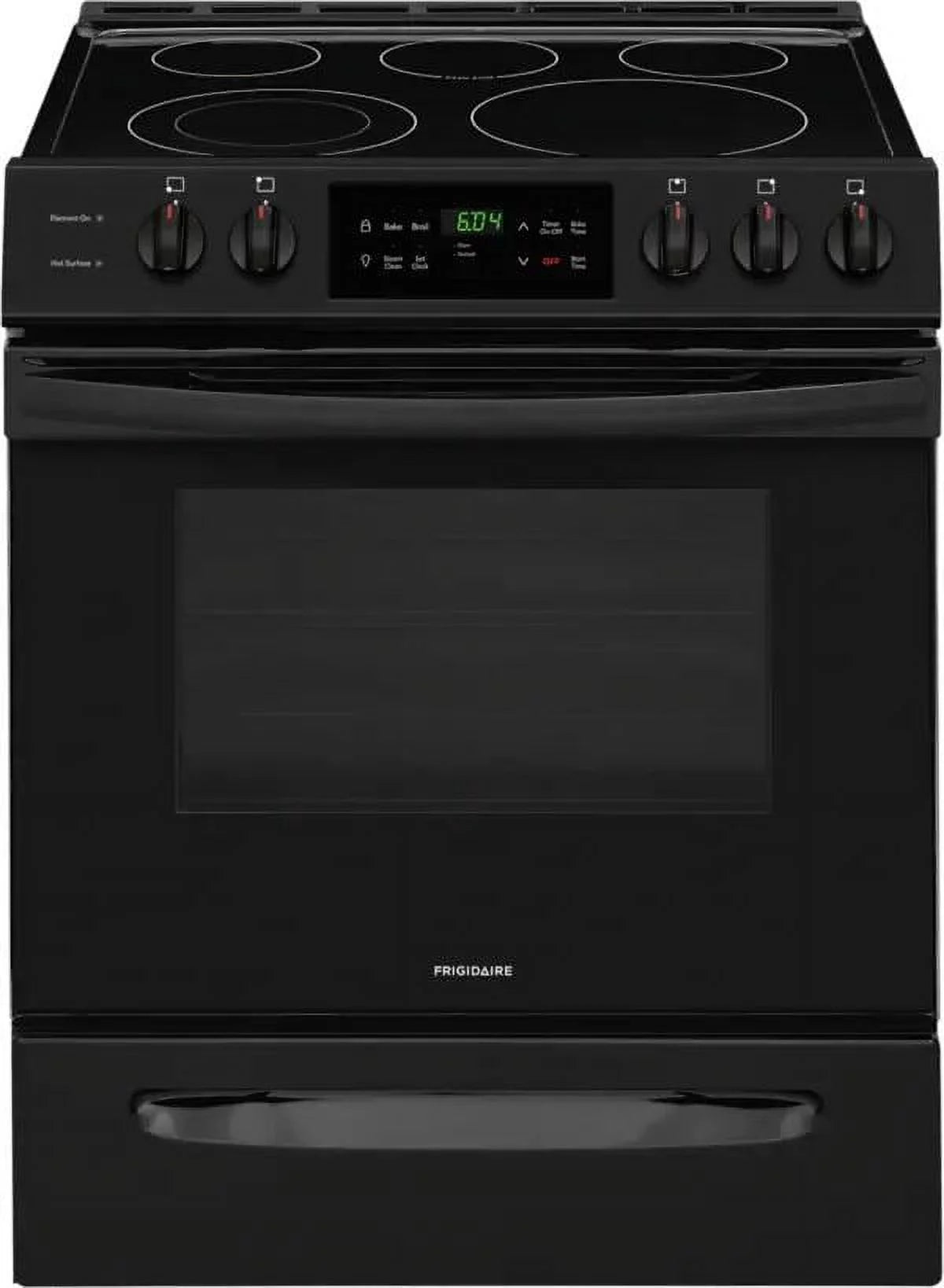 Black 30 in Freestanding Range with Self-Cleaning D65102