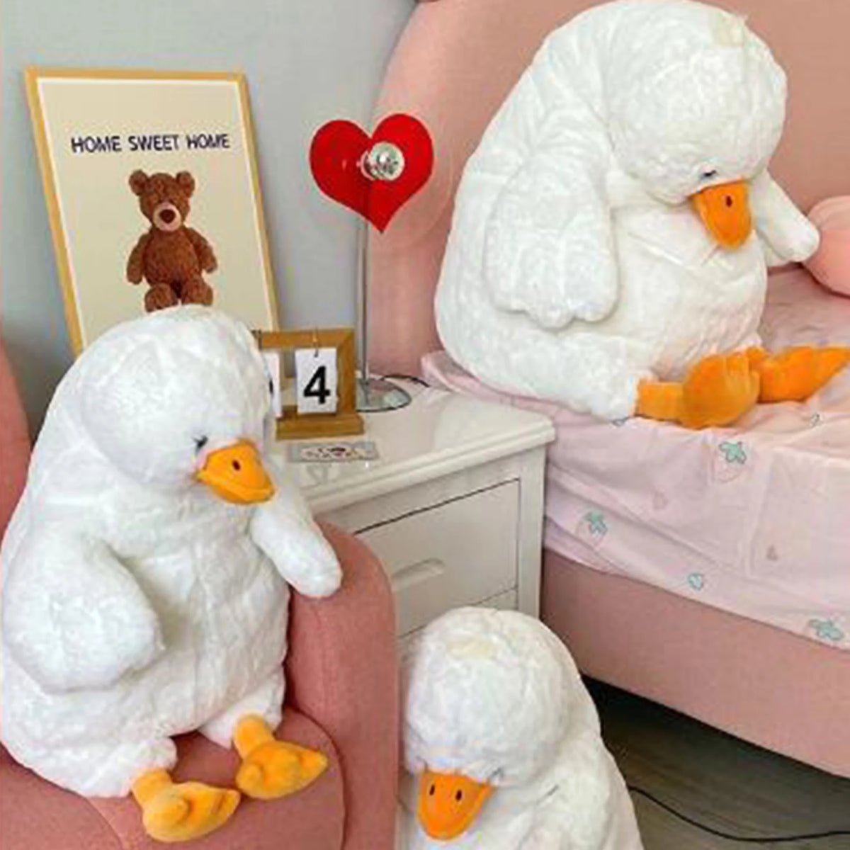 Cartoon Duck Plush Doll Throw Pillow Stuffed Toy A217996