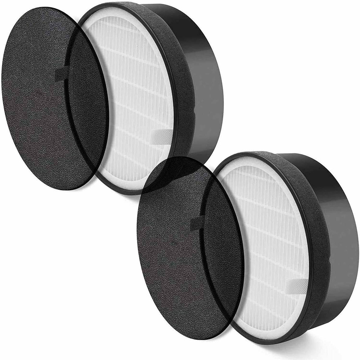 2 Pack True HEPA Activated Carbon Replacement Filter B96722
