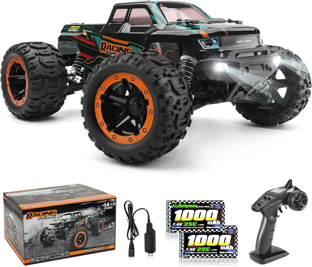 High-Speed Remote Control RC Truck with 2 Rechargeable Batteries V90378