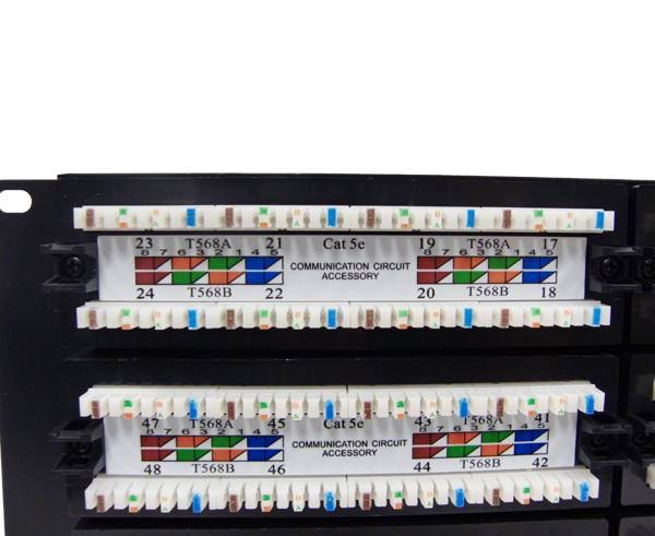 Cat6 Patch Panel 96 Port 4U Rack Mount D936701