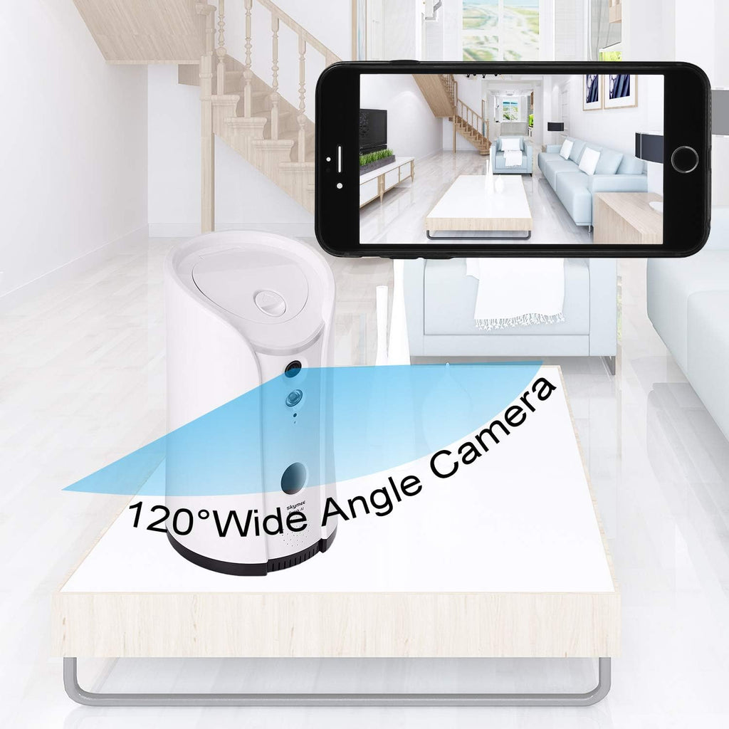 Dog Camera Treat Dispenser with Two-Way Audio and Night Vision F171913