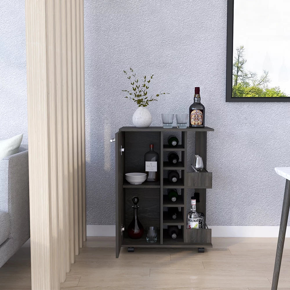Bar Cart with Four Casters G83582