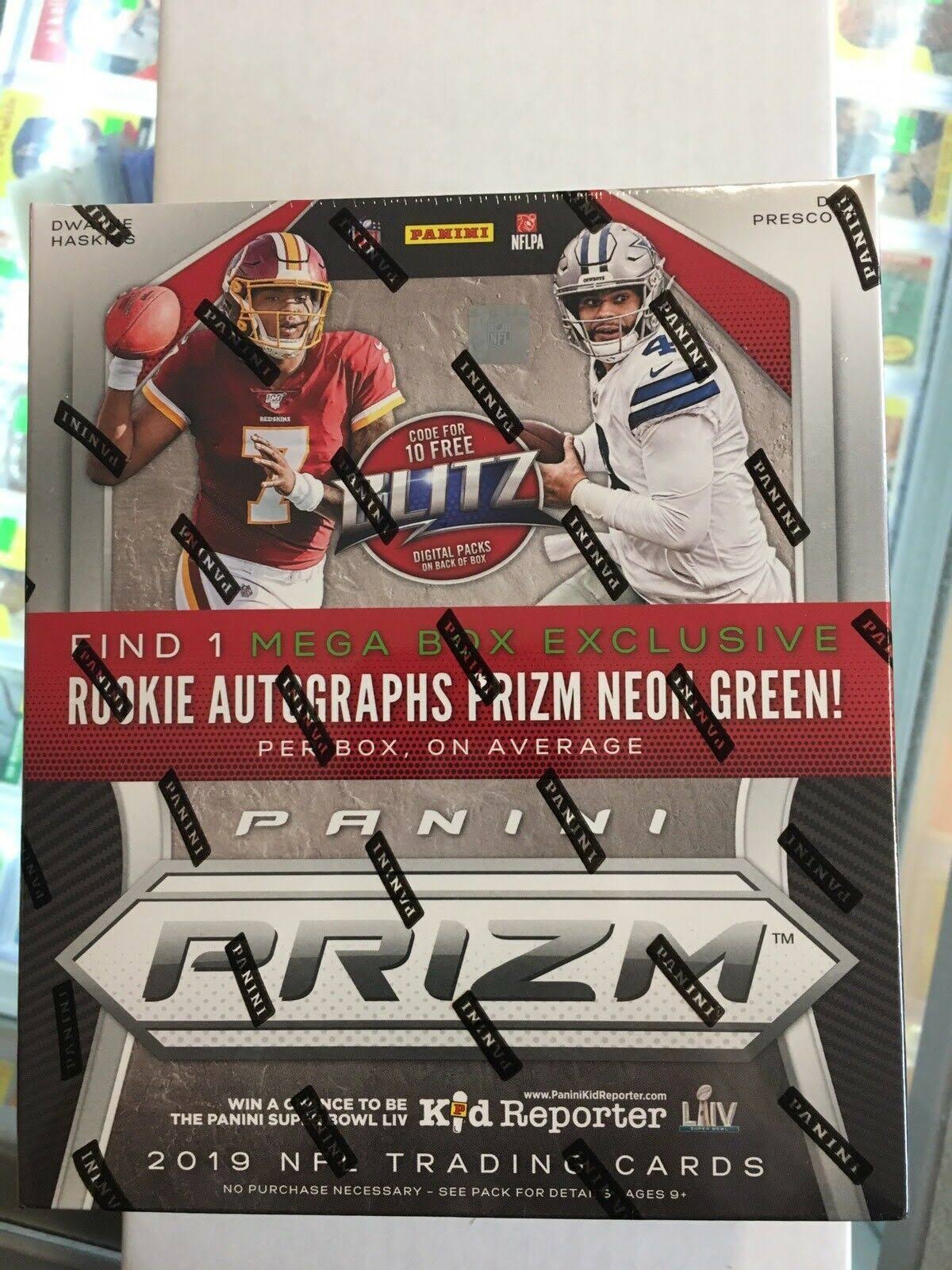 Football Retail Mega Box Factory Sealed 10 Packs X168