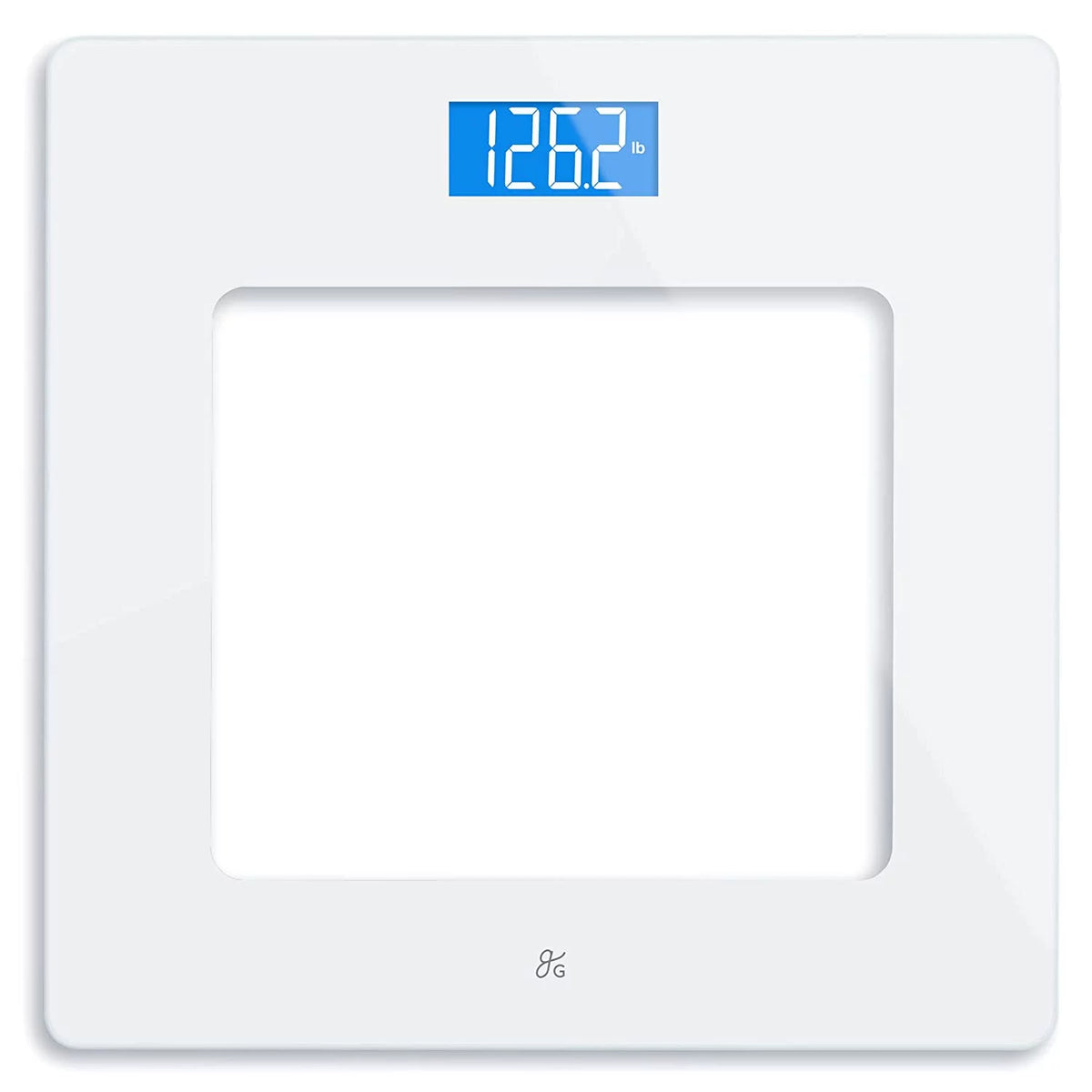 White Glass Bathroom Scale A88212