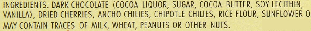 Dark Chocolate Chilies Cherries 3.2 Ounce Pack of 12 E72016