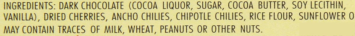 Dark Chocolate Chilies Cherries 3.2 Ounce Pack of 12 E72016