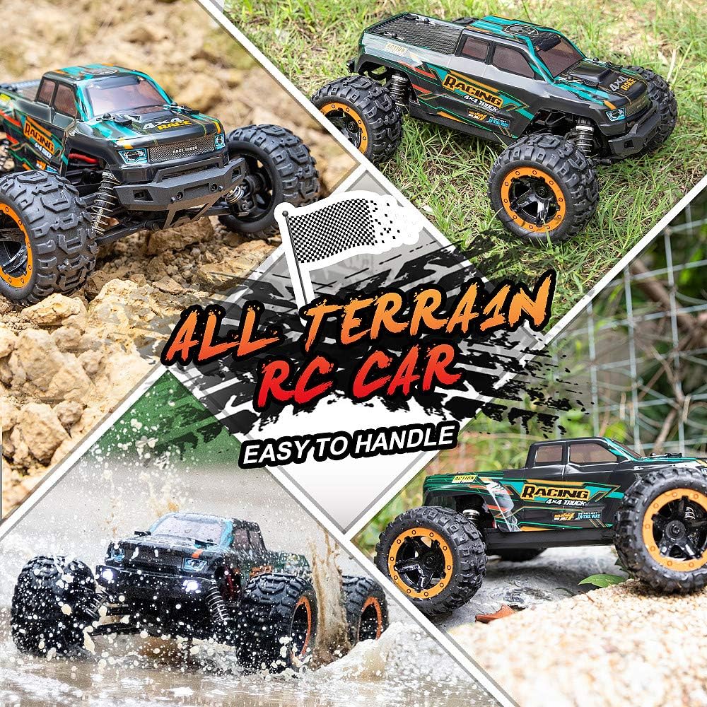 High-Speed Remote Control RC Truck with 2 Rechargeable Batteries V90378