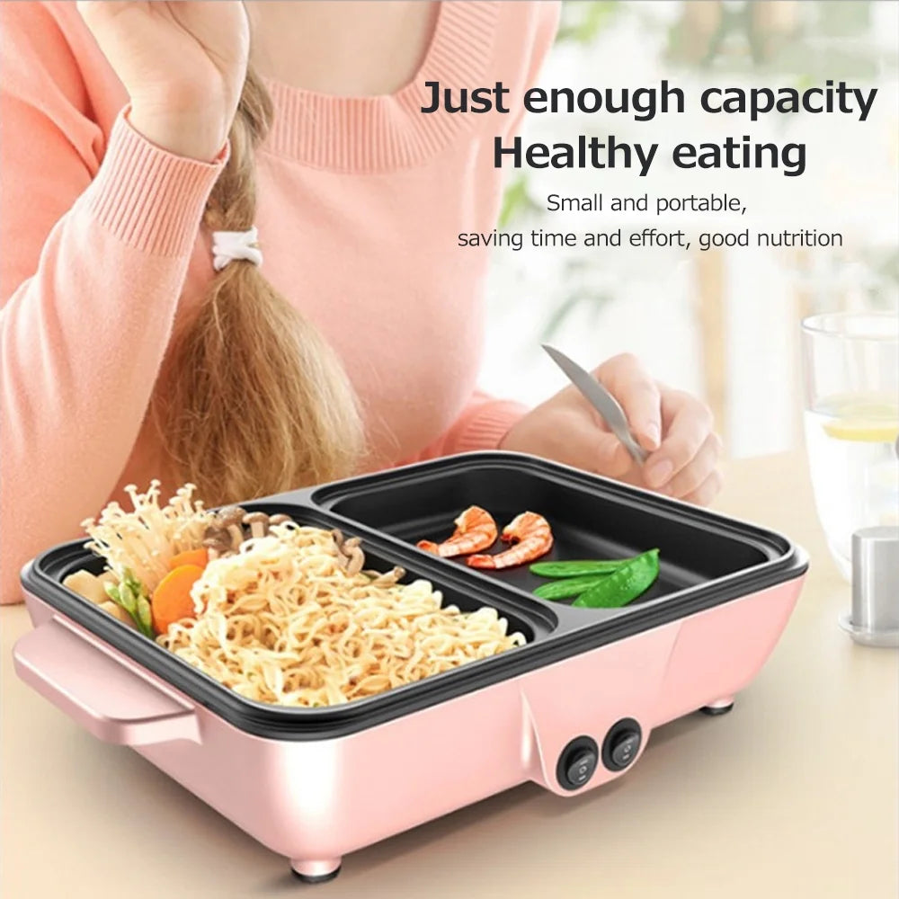 1200W Electric Grill Pan Barbecue Machine Q638707