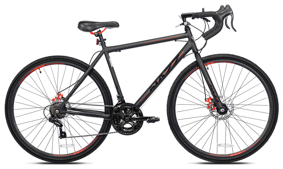Black 700c Men's Gravel Road Bike Y23406