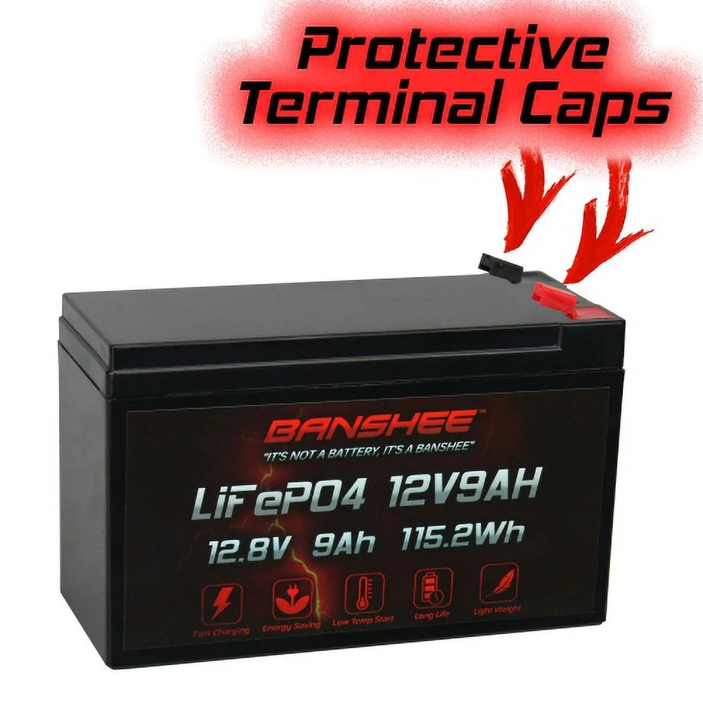 12 Volt 9AH Rechargeable Lithium ion Battery F602