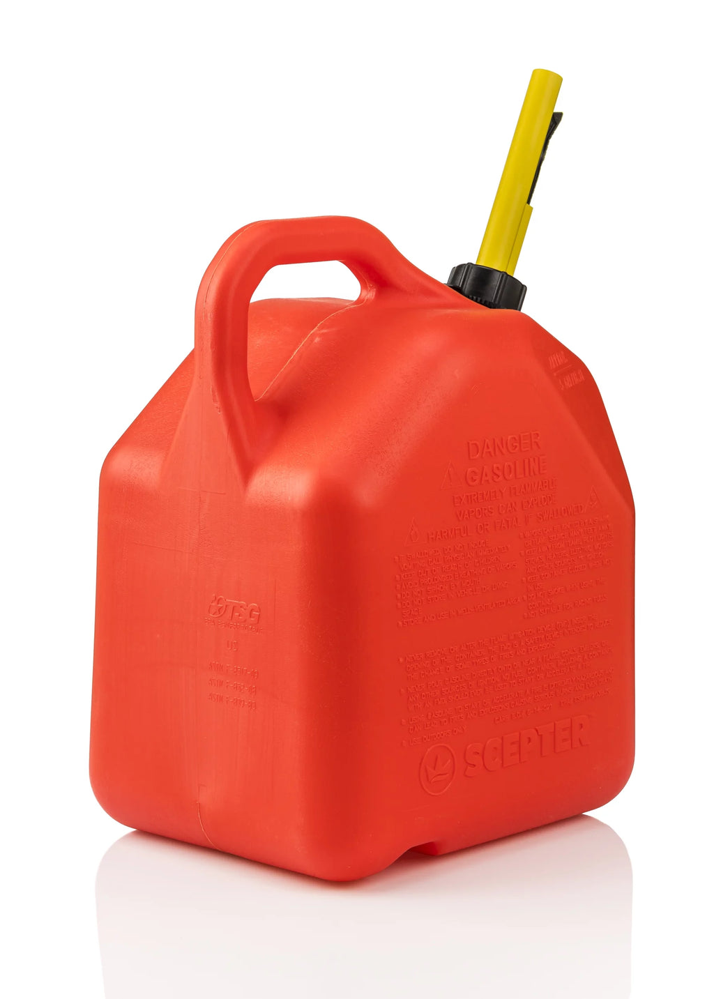 5 Gallon Red Gas Can Fuel Container I6436
