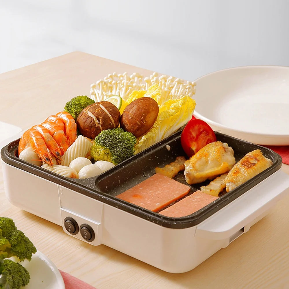1200W Electric Grill Pan Barbecue Machine Q638707