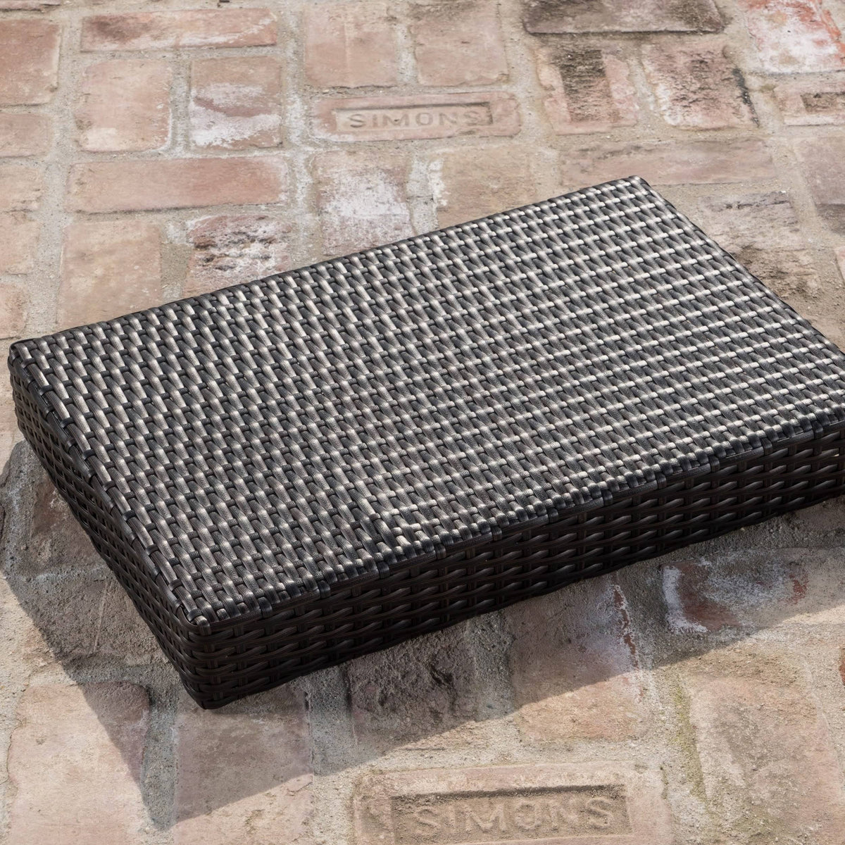 Gray 3-Piece Outdoor Wicker Chaise Lounge Set I2515