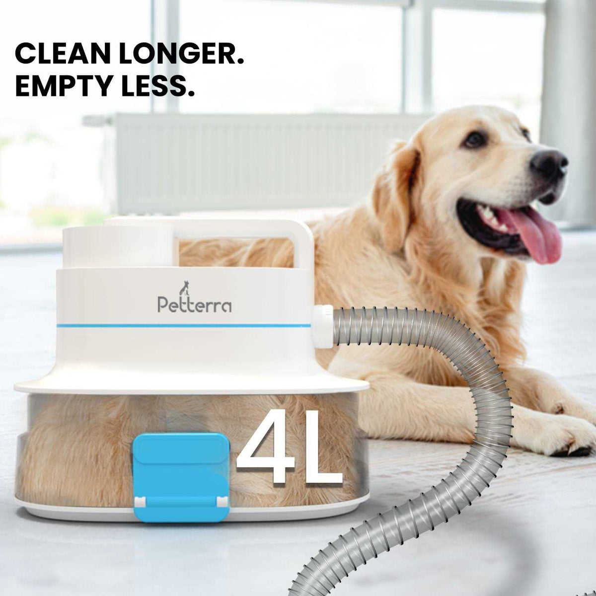3-in-1 Pet Grooming Kit Vacuum Suction Dryer Clipper 6 Tools 4L Y788140