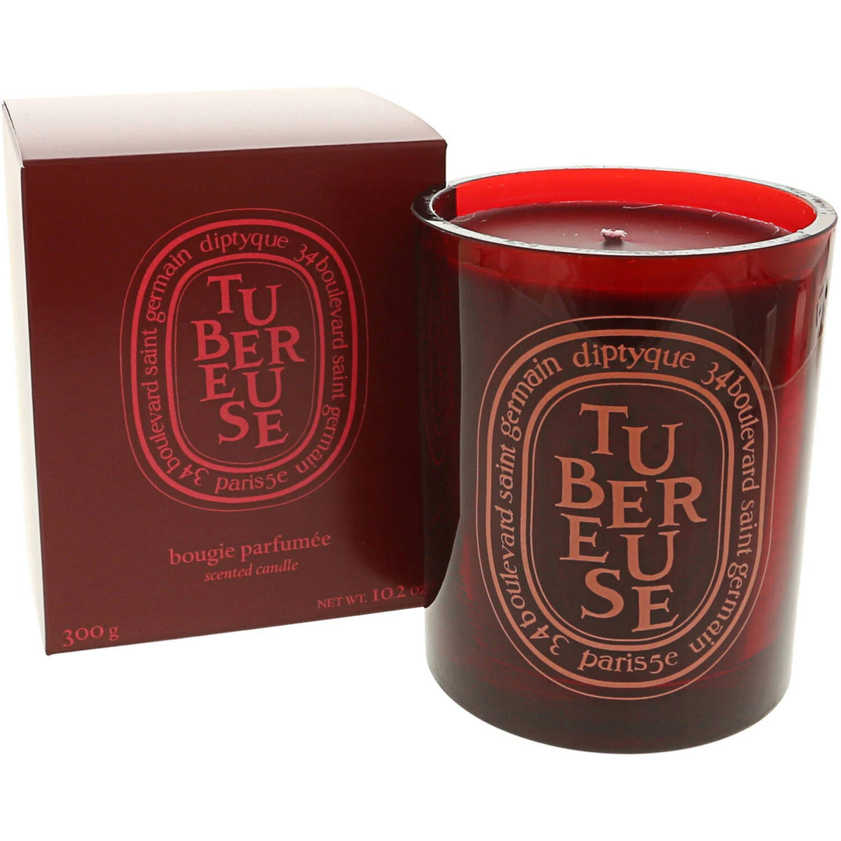 Red Tubereuse Candle H267