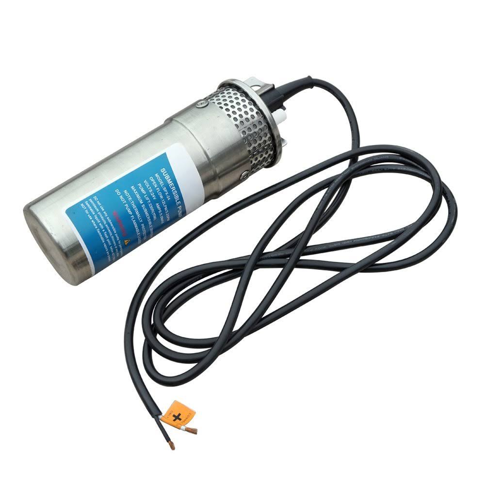 24V Stainless Shell Submersible 3.2GPM Deep Well Water DC Pump W936527