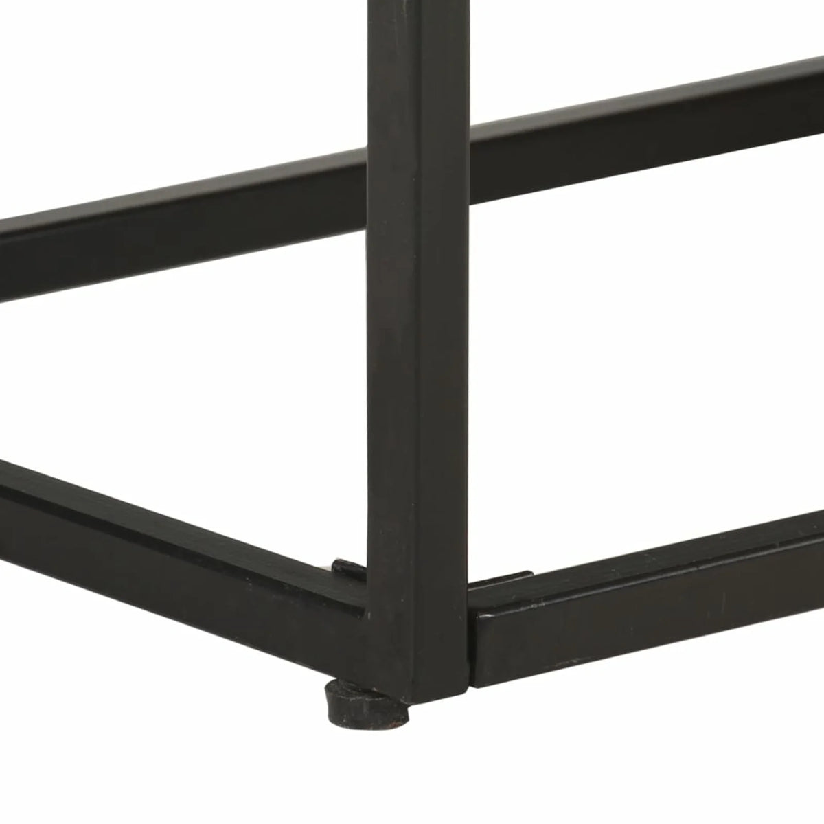 Rough Mango Wood TV Stand with Storage Shelves V88103