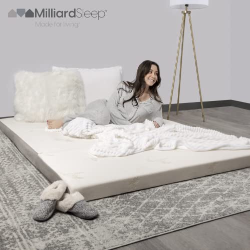 Cot Size Memory Foam Folding Mattress with Washable Cover A1145