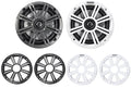 6.5-Inch Marine Coaxial Speakers with 3/4-Inch Tweeters, 4-Ohm W33632