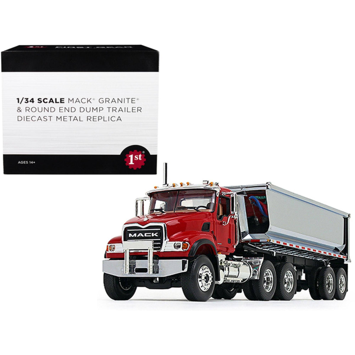 Red and Chrome Diecast Model Q25100