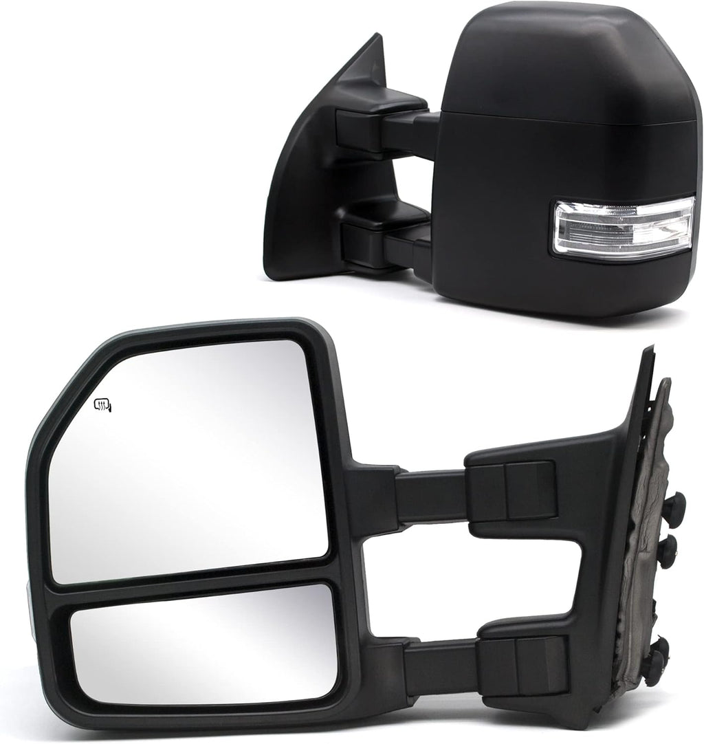 Black Power Heated Towing Mirrors R239