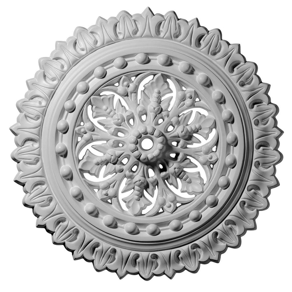 Ceiling Medallion, Hand-Painted Smokey Topaz F808452