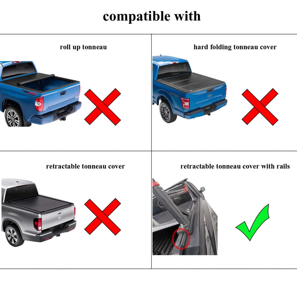 Tonneau Cover with T-Slot Cross Bars H2013
