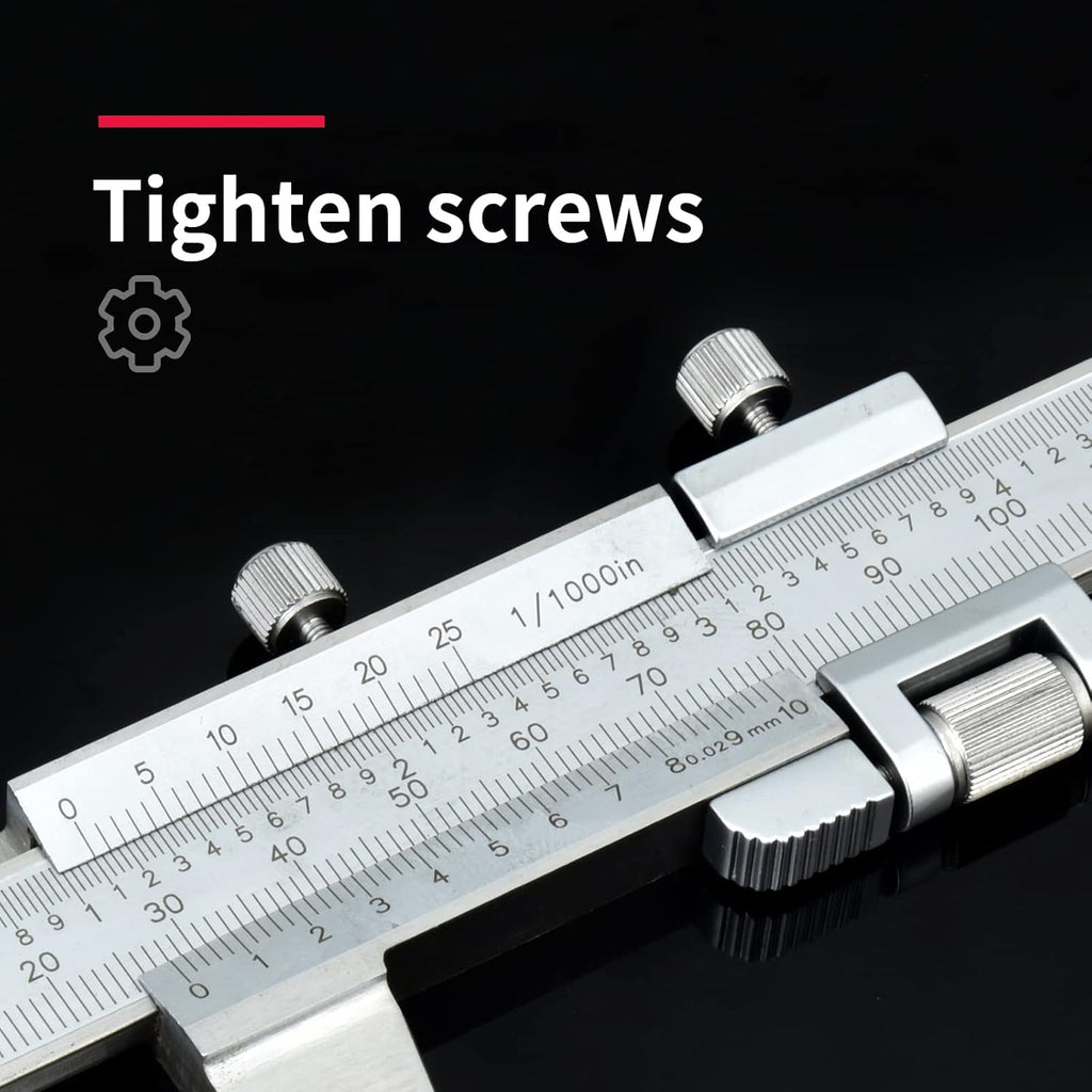Stainless Steel Precision Vernier Caliper with Fine Adjustment R248