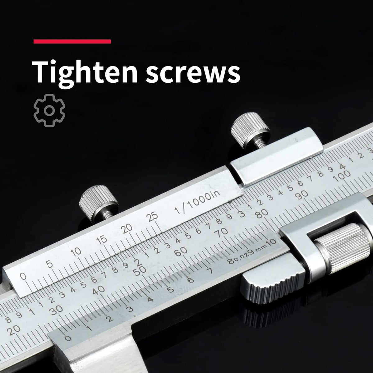 Stainless Steel Precision Vernier Caliper with Fine Adjustment R248