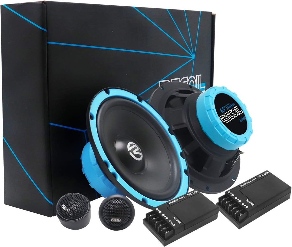 6.5-Inch Car Audio Component Speaker System Pack of 2 D890315