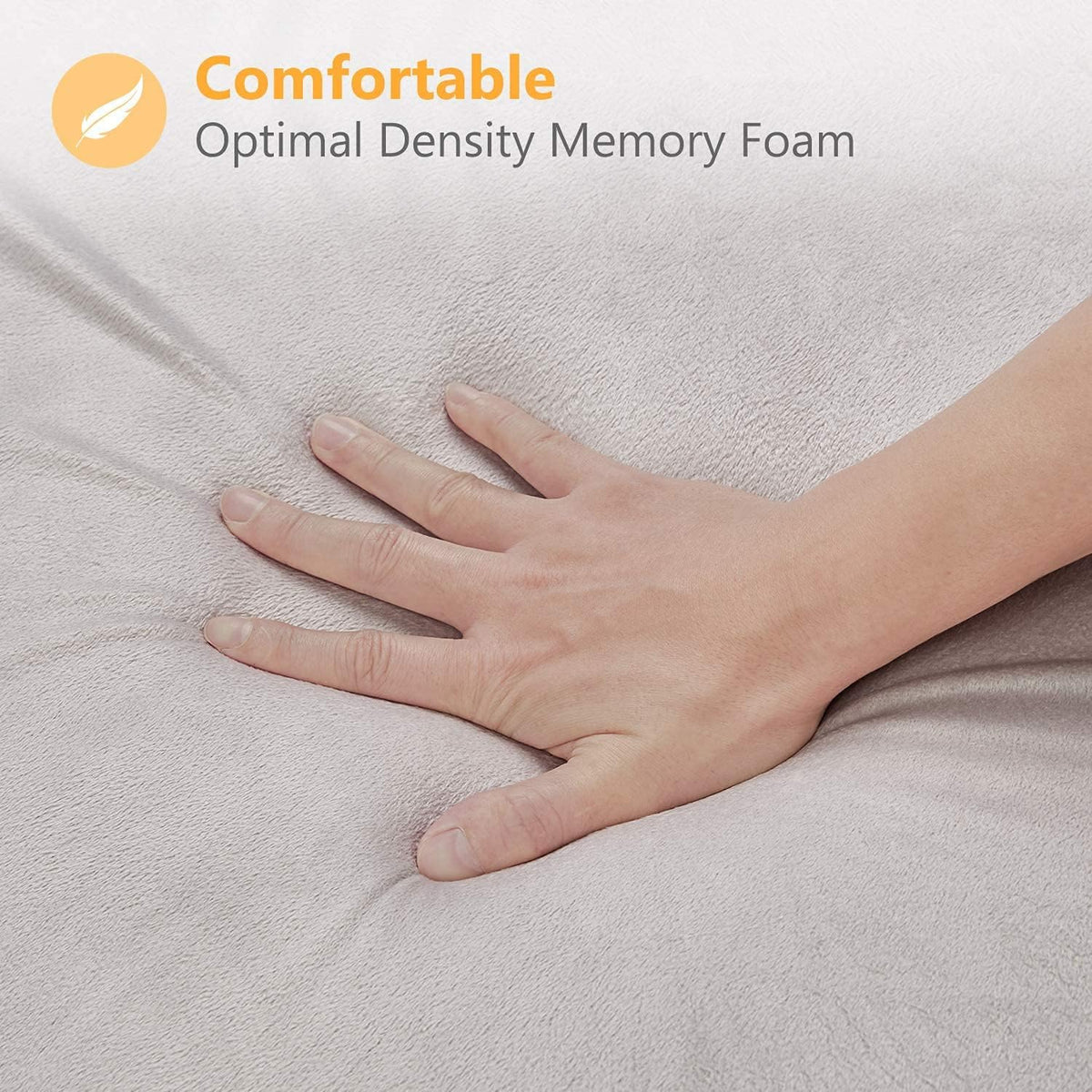 Adjustable Memory Foam Bed Wedge Pillow with Washable Cover R692
