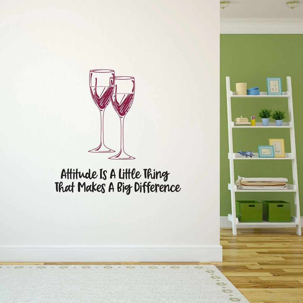 Wine Glasses Wall Decal Sticker 30 In X 30 In V150834